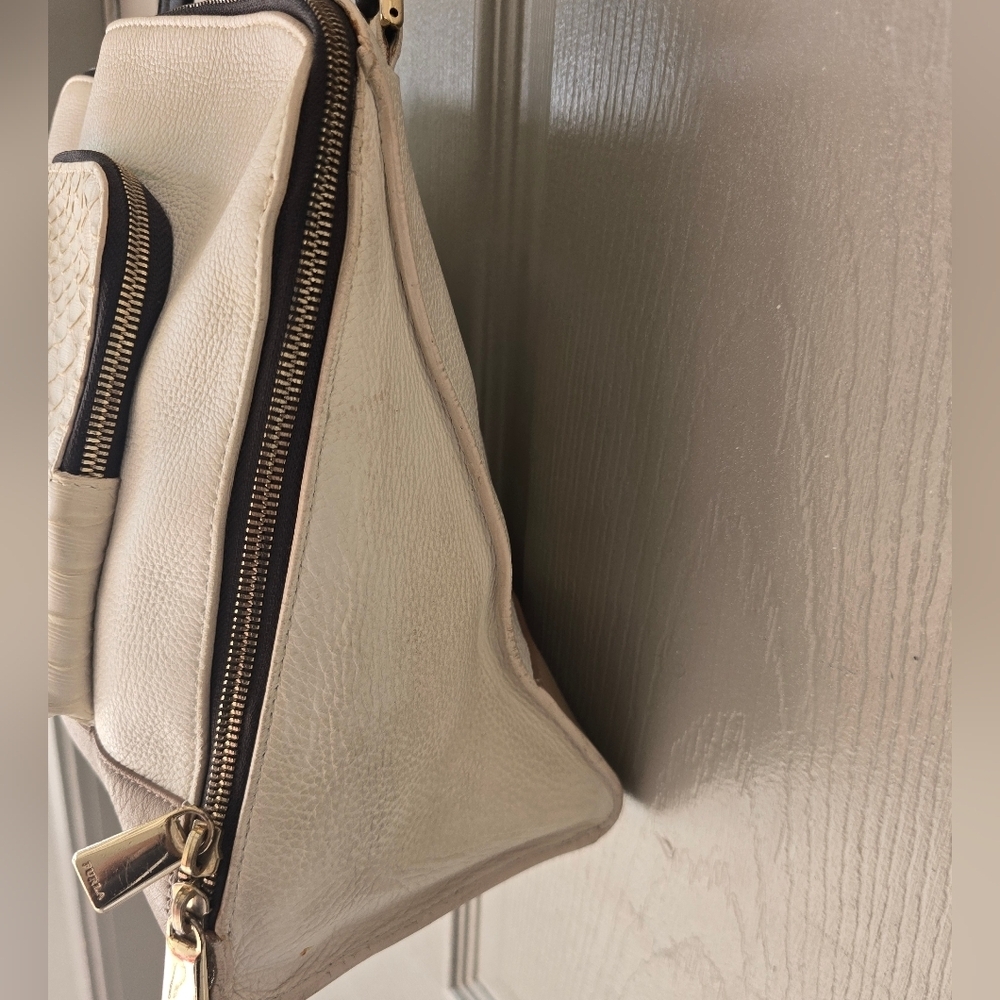 Furla Genuine Python Embossed One Shoulder Bag Po… - image 8